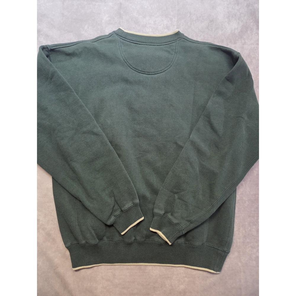 VINTAGE Golf Sweatshirt Mens Medium  Ringer Crewneck 90s Grannycore Cottagecore - Picture 8 of 9